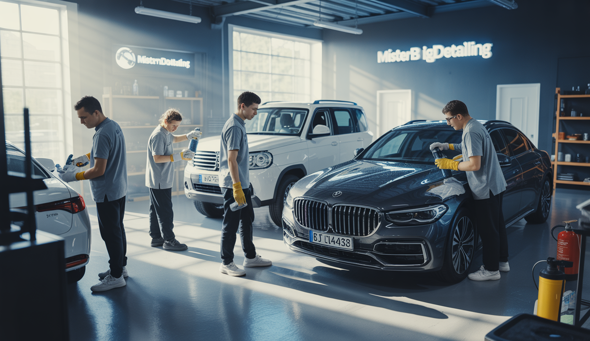 Formation intensive de 21 heures chez MisterBigDetailing pour créer une entreprise de detailing automobile avec un taux de réussite de 100 %